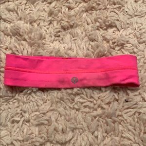 pink lululemon headband
